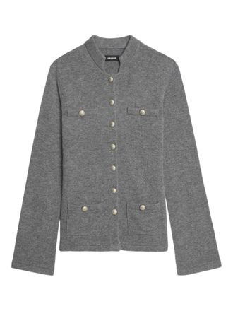 Zadig&Voltaire mélange-effect cardigan - Grey