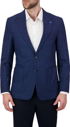 Report Collection Wool Blend Sport Coat in Dark Blue at Nordstrom Rack, Size 48 Regular
