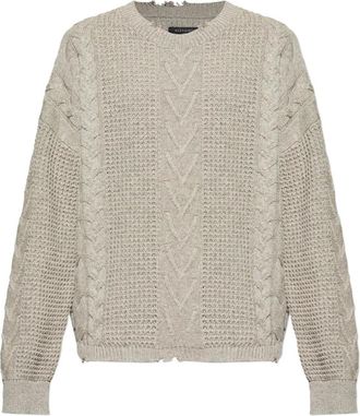 AllSaints Maglione girocollo Tenter - Marrone