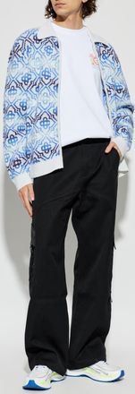 Casablanca T-shirt With Logo, Mens, White