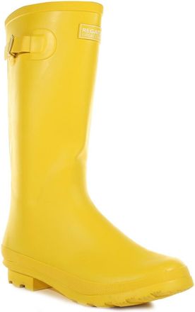 Regatta Ly Fairweath Womens Wellingtons Maize Yellow 3 UK