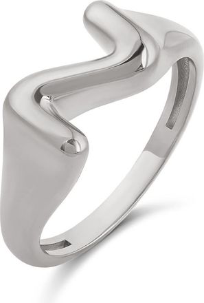 SHYMI Bubble Letter Initial Ring in Silver at Nordstrom, Size 9