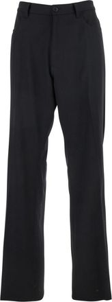 Balenciaga Black Flat Front Pants