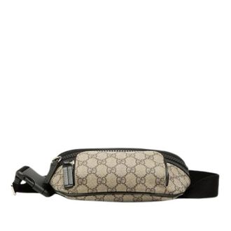 Gucci Pre-owned Belt Bag - Dames - Pre-owned - Beige - Maat: ONE Size Zijde