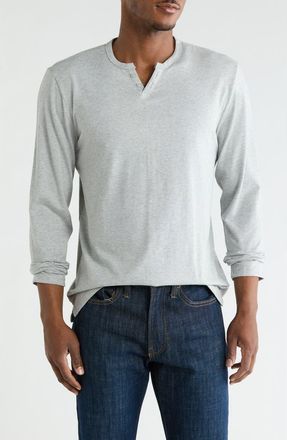 Joe's Cotton Henley in Heather Grey at Nordstrom Rack, Size Xx-Large