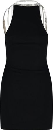 The Attico Mini Sequin Dress - Black