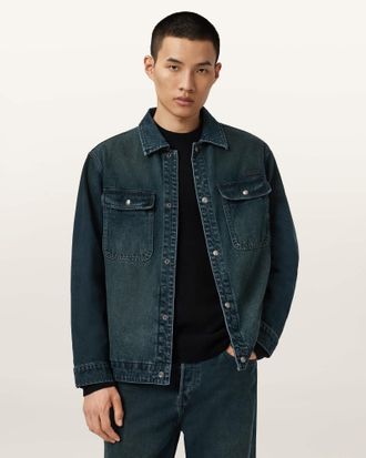 AllSaints Castleford Denim Overshirt