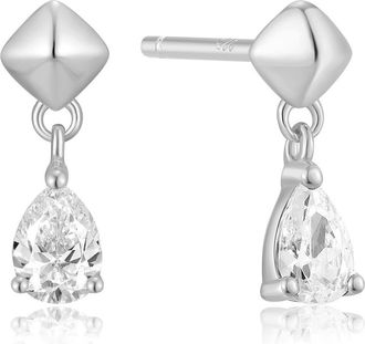 Ania Haie Pyramid Drop Earrings in Silver at Nordstrom