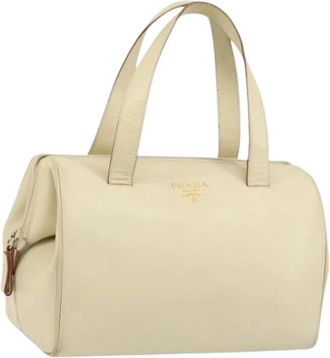 Prada Pre-owned Handbags, female, Beige, Size: ONE SIZE Pre-owned Vintage Handbag