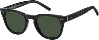 Tommy Hilfiger Th 86/S Zonnebril - Heren - Zonnebrillen - Zwart - 49 MM - Accessoires
