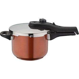 GSW Olla A Presi&oacute;n - Gsw - Rapid - Todos Los Fuegos, Incluida Inducci&oacute;n - &Oslash; 18 Cm - 3,2 L - Acero Inoxidable - Bronce