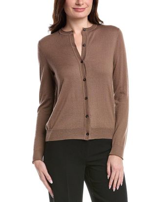 Lafayette 148 New York Knit Cashmere Cardigan