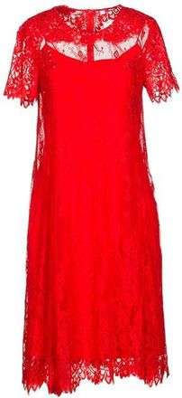 Mikael Aghal red lace dress Size M