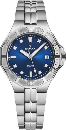 Edox Delfin Quartz Blue Dial Ladies Watch 53020 3M BUN
