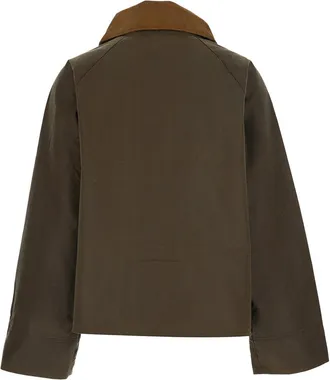 Barbour Womens Jacket Modern Spey Wax Green Waxed Cotton Coat