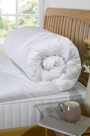 BHS All Natural 13.5 Tog Duck Feather & Down Duvet in White | Size: King