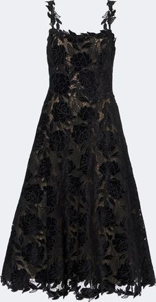 Carolina Herrera Vestido de c&oacute;ctel de encaje guipur