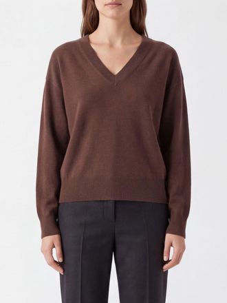 Brunello Cucinelli V-Neck Jumper in Pure Cashmere with Ribbed Trims
