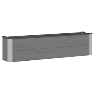 vidaXL Arriate Elevado Gris 150 X 30 X 36 Cm Vidaxl