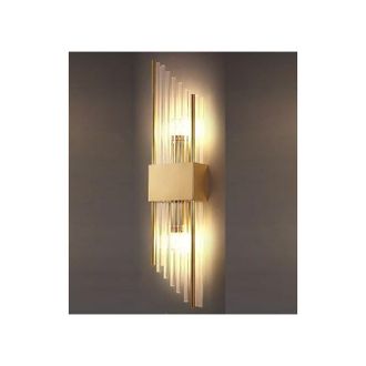 OEM Slash - Aplique Grande Cristal 550x120 Mm, 2xe14, 40w, Lat&oacute;n