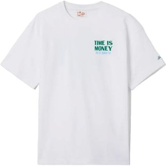 MC2 Saint Barth Tops, Heren, Wit, S, Katoen, Oversize T-Shirt