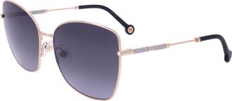 Carolina Herrera HER 0133/S 0000 9O Rose Gold/Dark Grey Gradient