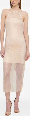 Patrizia Pepe Abito midi con decorazione - Toni neutri
