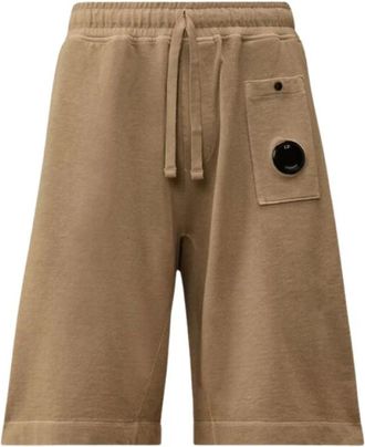 C.P. Company Casual Shorts - Heren - Korte Broeken - Beige - XL - Katoen - Korte Broeken