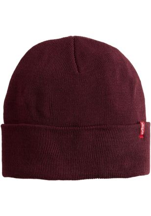 Levi's Strickm&uuml;tze LEVIS, tawny port, Strick, Kunstfaser, unifarben, M&uuml;tzen Strickm&uuml;tze, in One Size