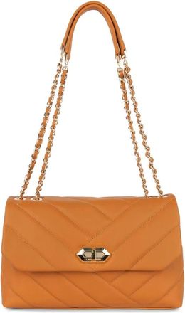 Lancaster Shoulder Bags - Dames - Schoudertassen - Oranje - ONE Size - Leer - Tassen