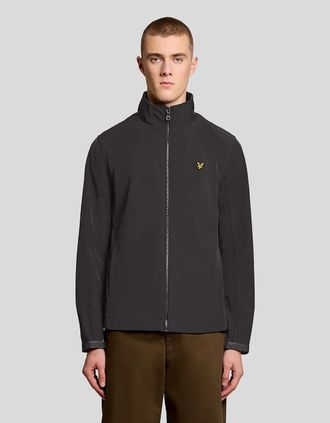 Lyle & Scott Lyle And Scott Mens Mesh-Back Softshell Jacket - Black - Size: 44/Regular