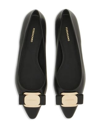 Ferragamo Ballerina Flat - Black