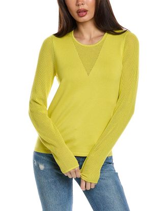 St. John Mesh Knit Sweater
