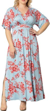 Kiyonna Vienna Maxi Dress in Light/pastel Blue at Nordstrom, Size 2X