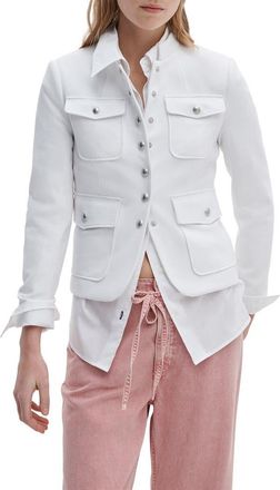 Rag & Bone Mercer Cotton Blend Blazer in Ivory at Nordstrom, Size 00