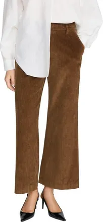 Frame Denim The Swing Corduroy Trousers in Hazelnut at Nordstrom, Size 12