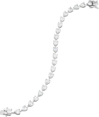 Savvy Cie Jewels Silver Cz Tennis Bracelet Bracelet