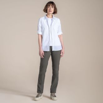 Craghoppers Dames/Dames Kiwi III Shirt Met Lange Mouwen (Wit)