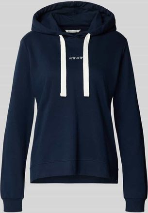 Tom Tailor Denim Regular Fit Hoodie aus Baumwoll-Mix in Marine, Gr&ouml;&szlig;e XS