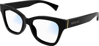 Gucci Cat-eye Zonnebril - Dames - Brillen - Zwart - 52 MM - Accessoires