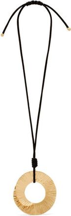 Cult Gaia Ren Pendant Necklace in Brushed Brass at Nordstrom