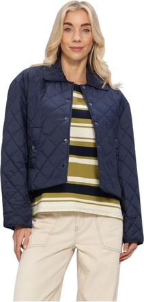 Modstr&ouml;m Jassen, Dames, Blauw, XL, Uffemd Jacket