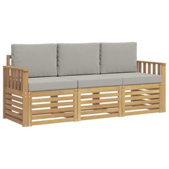 vidaXL Juegos De Sof&aacute;s Madera De Acacia S&oacute;lida Vidaxl