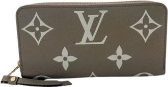 Louis Vuitton Pre-owned Long Wallet (Bi-Fold) - Dames - Vintage Clutch - Beige - ONE Size - Leer - Vintage