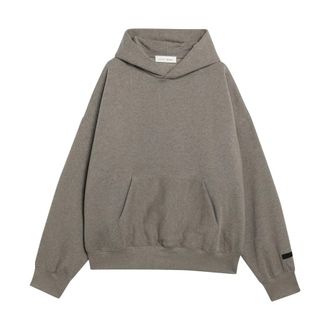 Fear of God Hoodies, male, Gray, Size: XL Classic Fit Hoodie