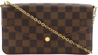Louis Vuitton Pre-owned Pochette - Dames - Vintage Clutch - Bruin - ONE Size - Vintage