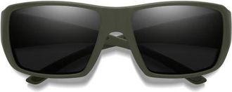Smith Guides Choice 63mm ChromaPop Polarized Oversize Square Sunglasses in Matte Moss /Chromapop Black at Nordstrom