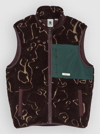 Element Lake Sherpa Weste braun