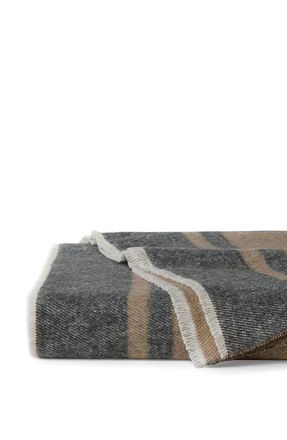 SFERRA Viletta Throw Blanket in Grey/beige at Nordstrom