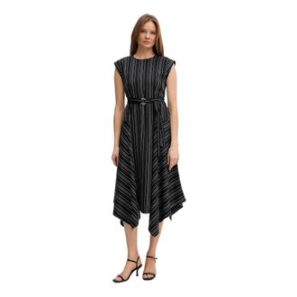 DKNY Dkny, Dames, Jurken, Zwart, Maat: S Poliester